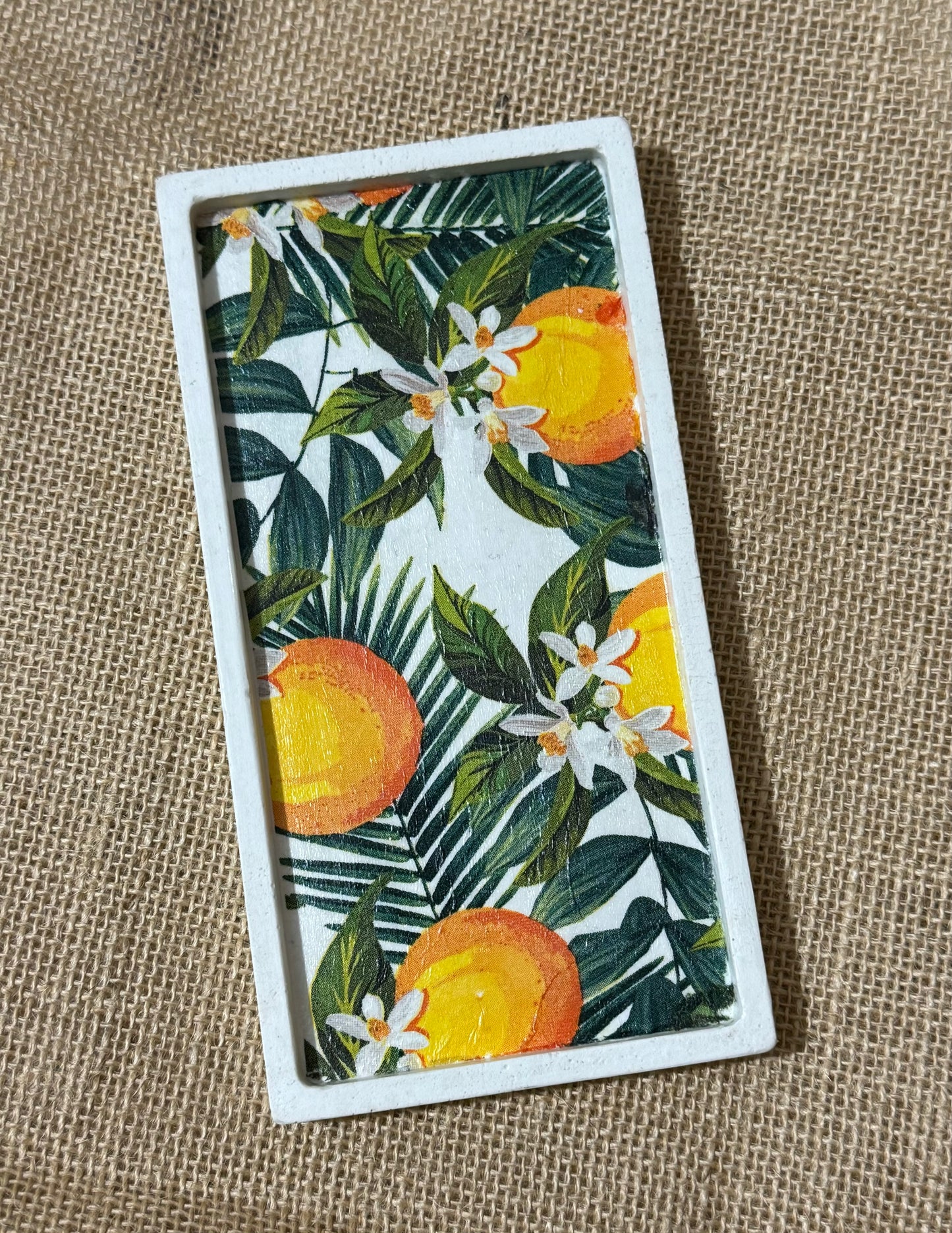 Bandeja rectangular CIMENT DECO