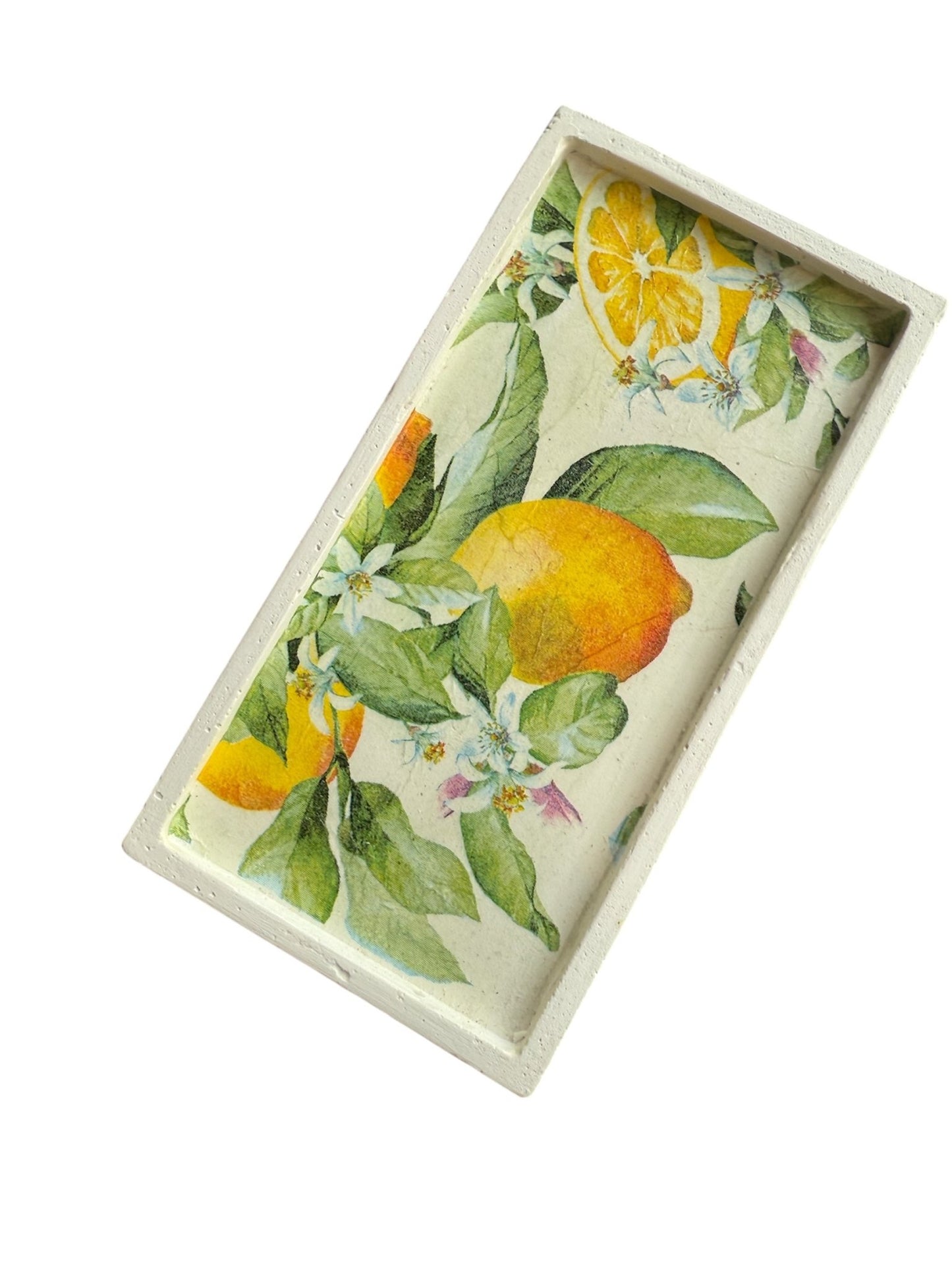 Bandeja rectangular CIMENT DECO - PiNegreVelasArtesanales