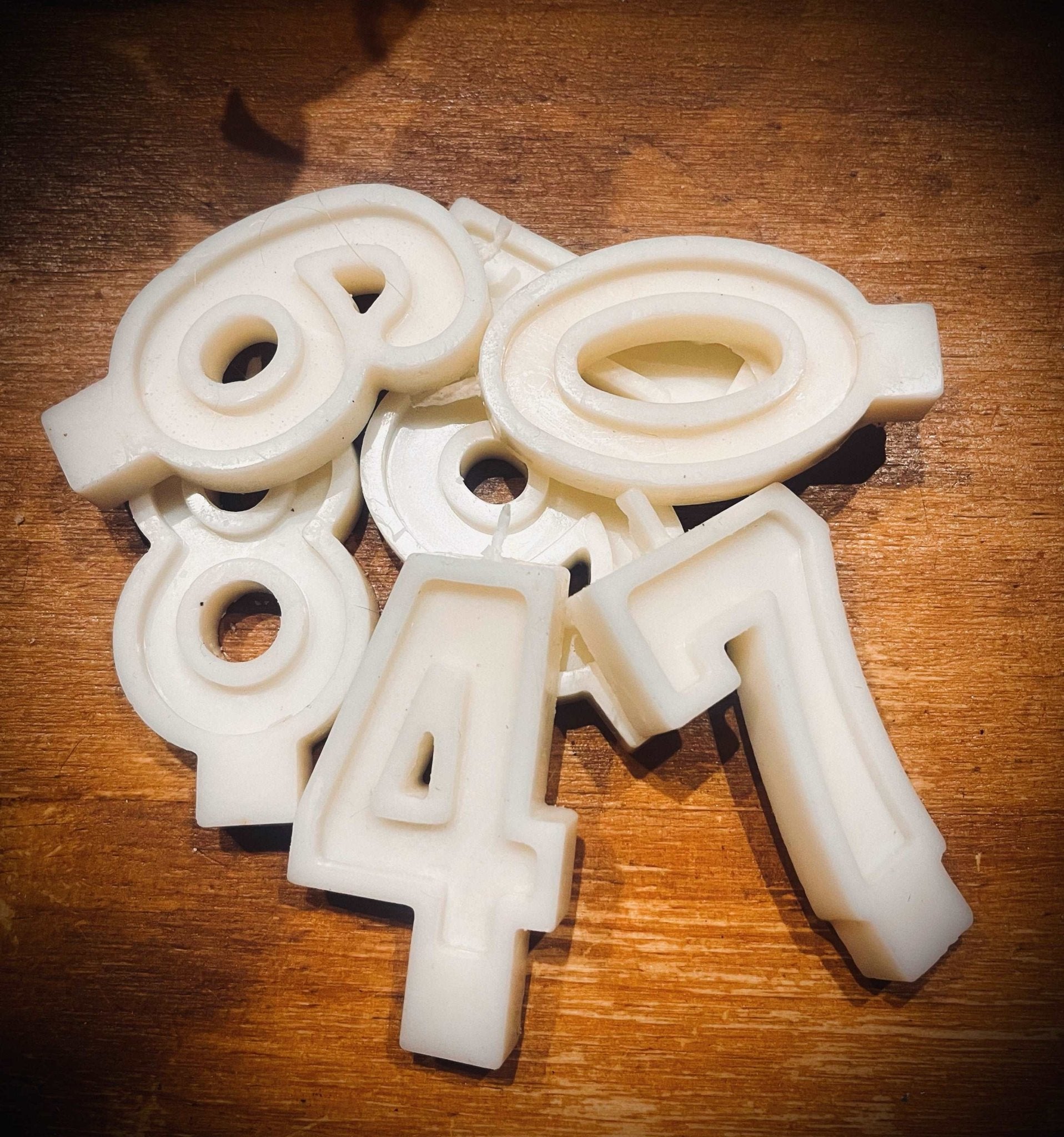 Velas Números - PiNegreVelasArtesanales