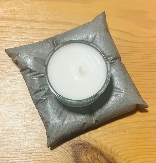 Plaster Candle Holder