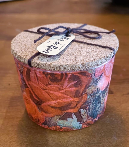 Vela FLOR DE ROSER - PiNegreVelasArtesanales