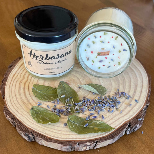 Vela HERBASANA - PiNegreVelasArtesanales